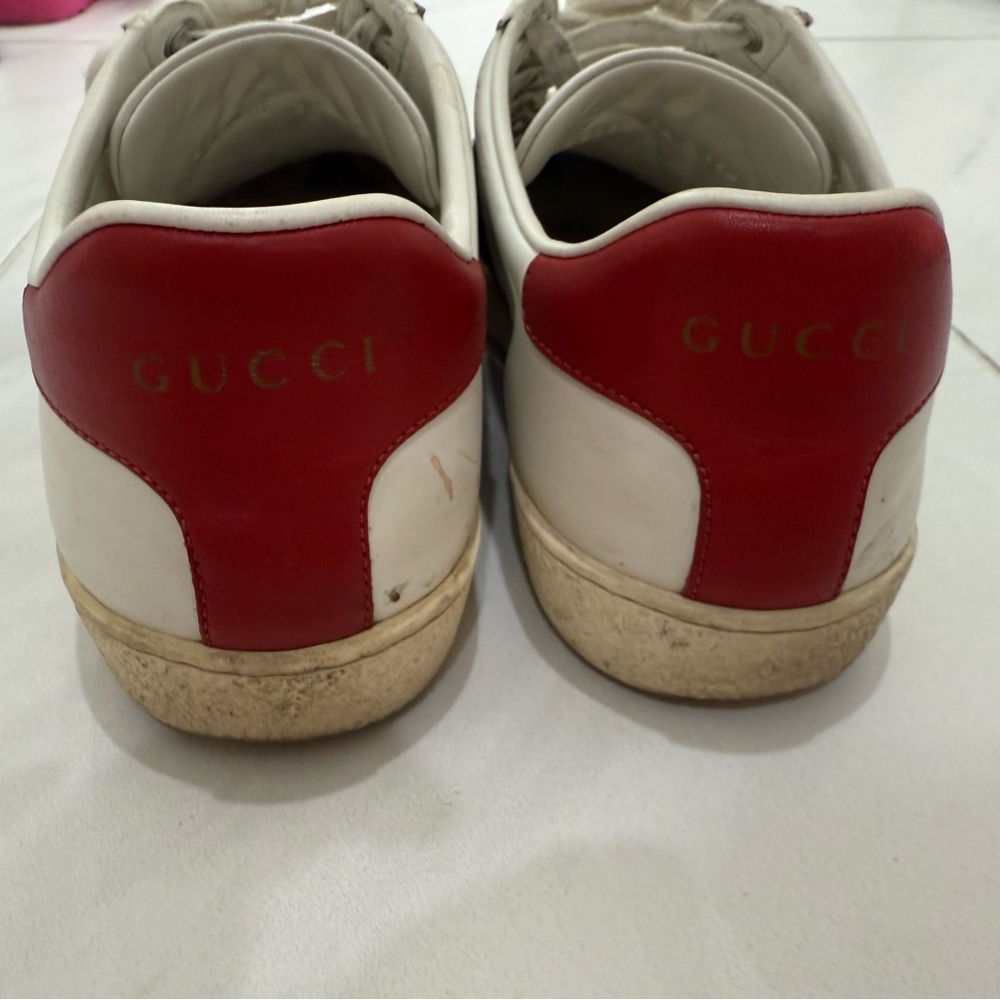 Gucci Wmns Ace GG 'Cherry' - Picture 11 of 13